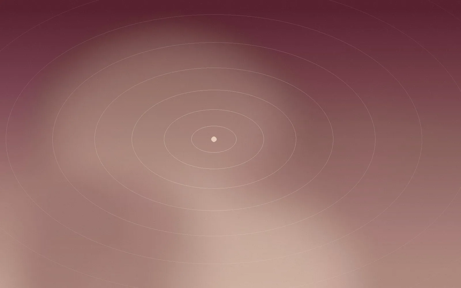 Abstract cover artwork for “What I read this quarter”: soft colour fields with ripples spreading from a single point.
